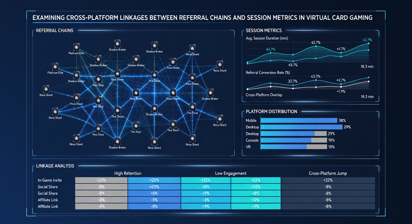 Cross-platform session data visualization in card gaming environments