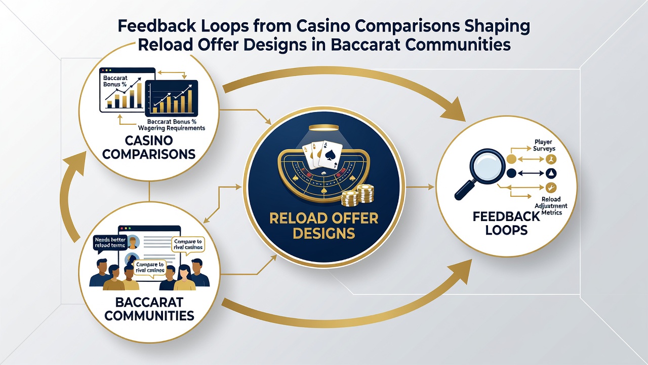 Baccarat table interface showing reload bonus notification in a digital gaming environment