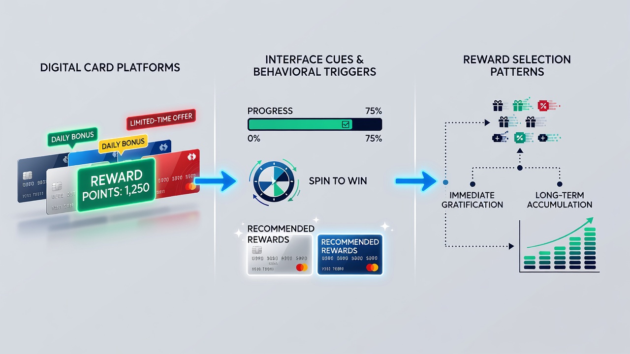Close-up view of reward progress bar and notification panel on a card gaming app
